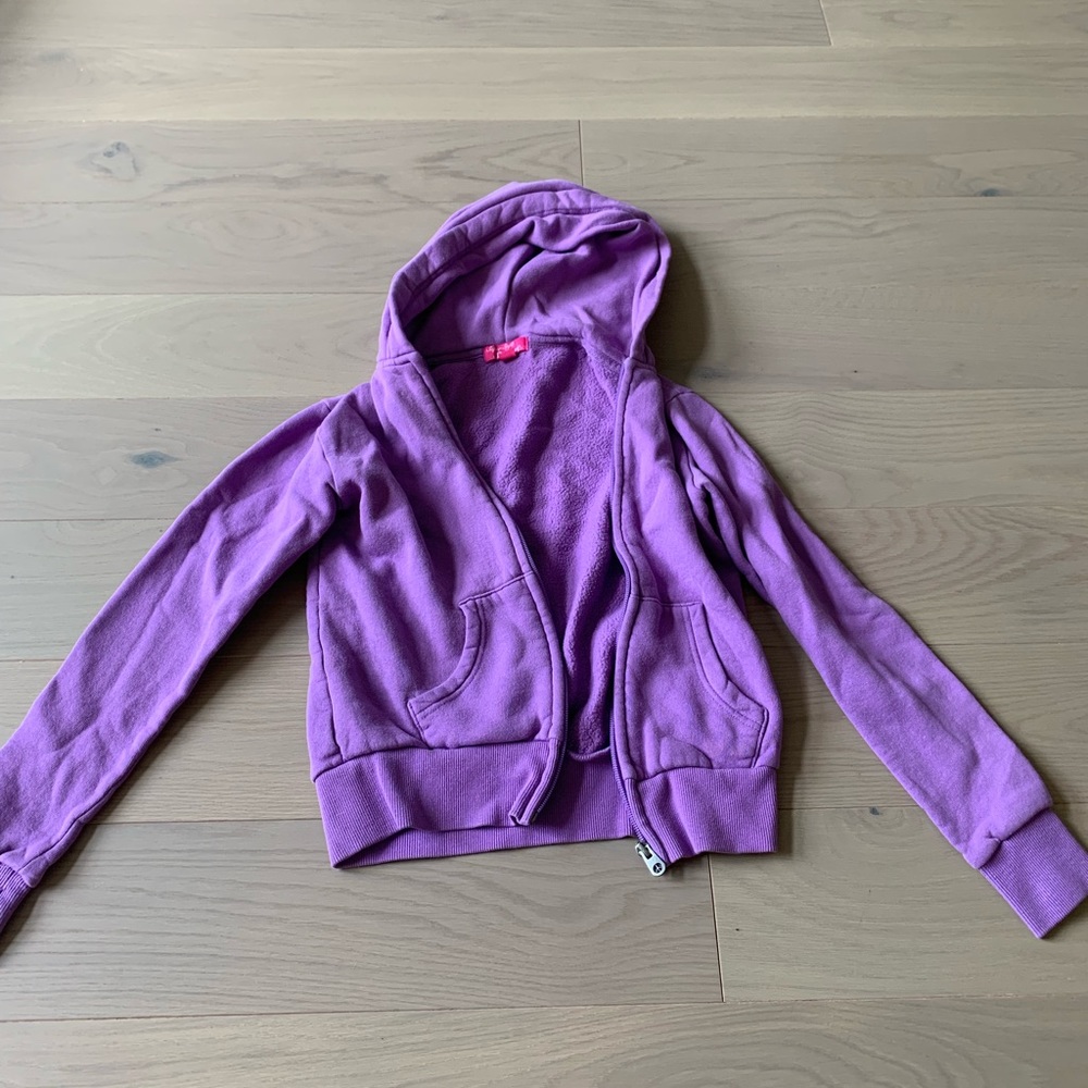 Girls butter zip up
